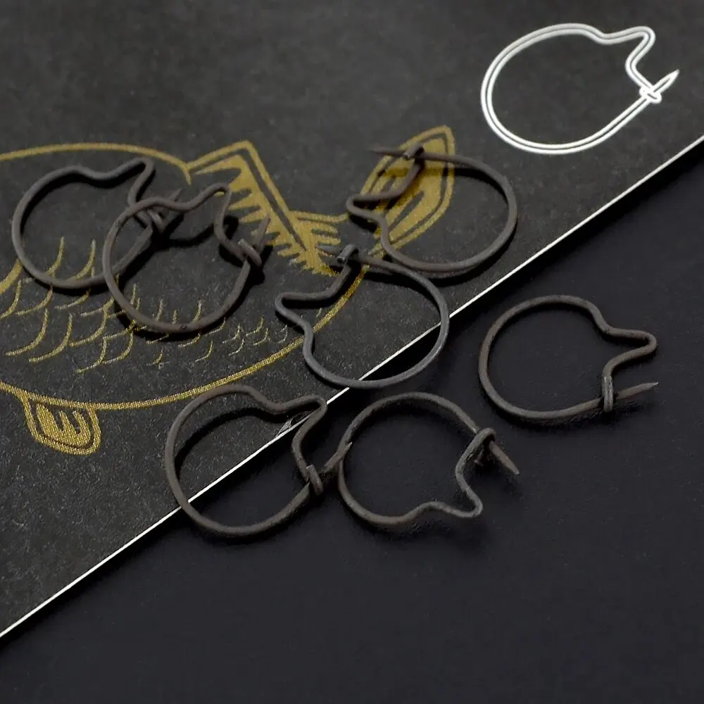 Hirisi 20 قطعة صيد سمك الشبوط معالجة يرقة كليب الكارب الصيد اكسسوارات ل الكارب الطعم 4 الحجم المتاحة AG023