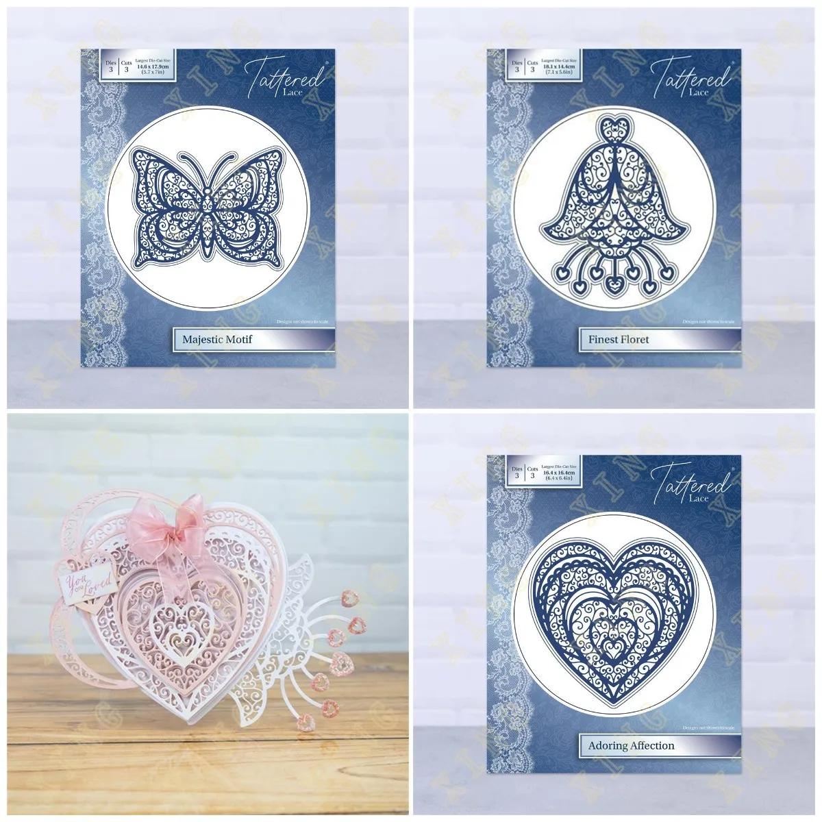 

Valentine's Day Finest Floret Majestic Motif Cutting Dies For DIY Scrapbooking Paper Diary Decoration Manual Handmade For 2024