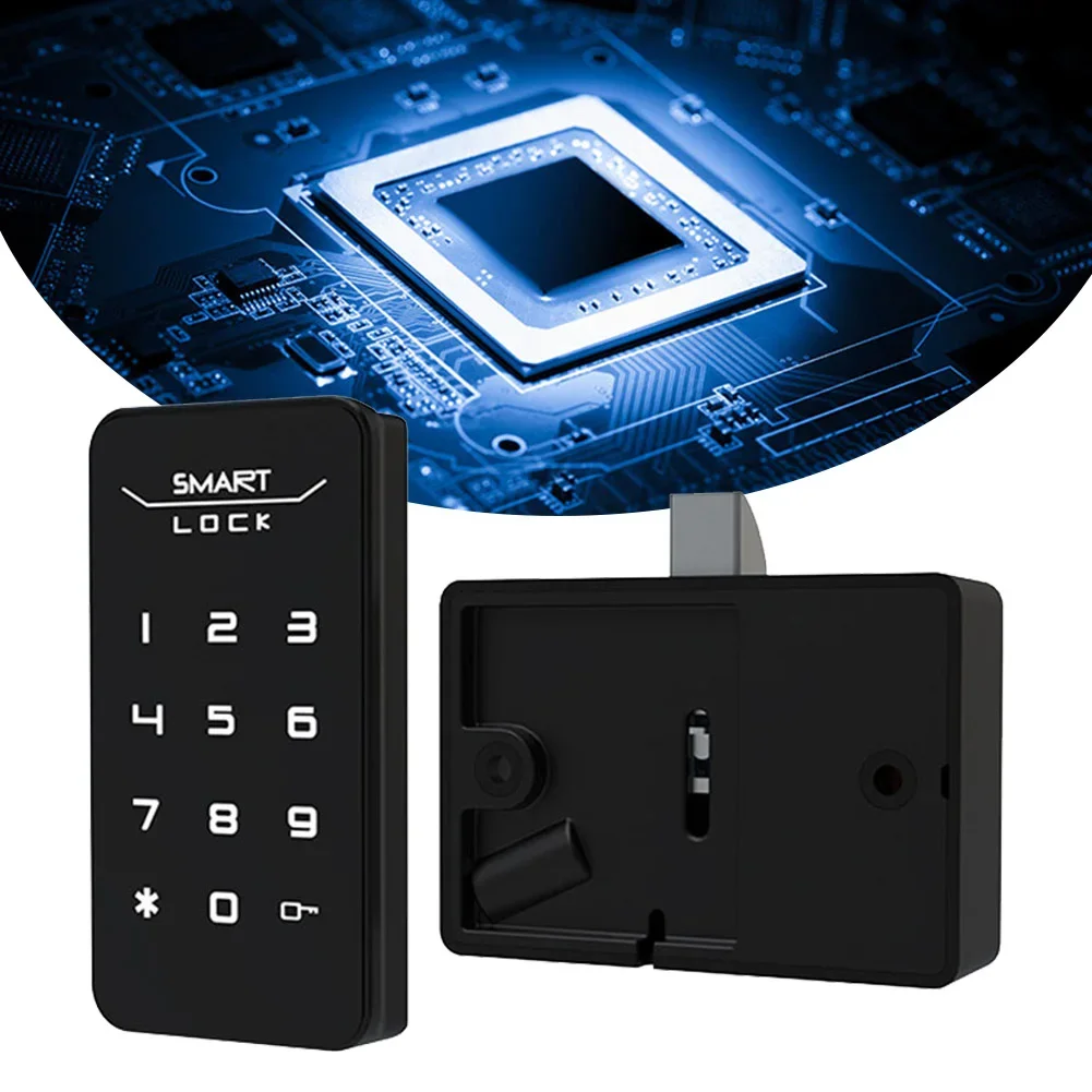 

1pcs Fingerprint Lock Smart Electronic Cabinet Locks Keyless Keypad Touch Screen File Drawer Wardrobe Lock Digital Password Lock