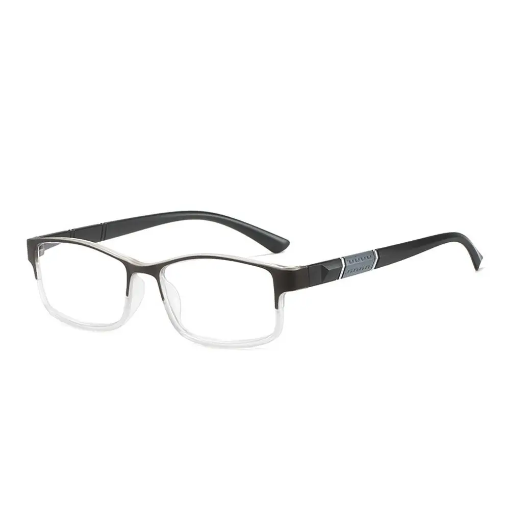 Ultralight Folding Anti-Blue Light Reading Glasses Half Frame Square Eyeglasses Hyperopia Glasses Business Reading Glasses image 2