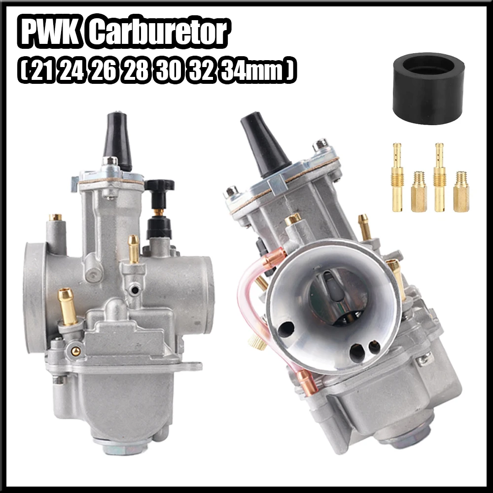 Pwk Universele Carburateur, 21 24 26 28 30 32 34Mm Pwk Motorfiets Carburateur Injectie, Voor Racing Mikuni Koso Atv Yamaha