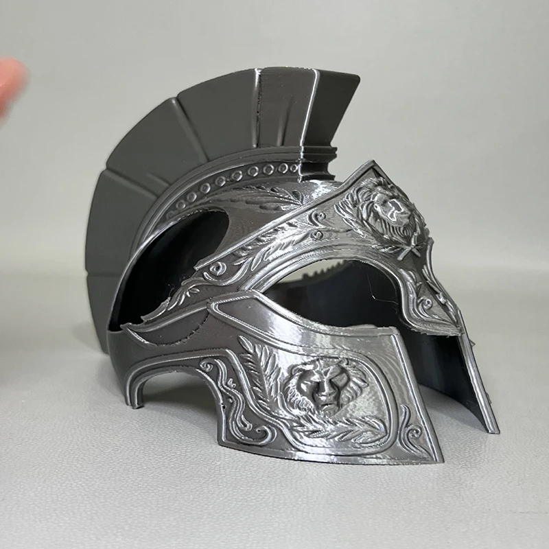 Kreative 3D-gedruckte Katzenhelme im römischen Kriegerstil, Rollenspiel-Zubehör für Katzen, Haustier-Kopfbedeckungen, Foto-Requisiten, Haustiergeschenke, Dekorationen