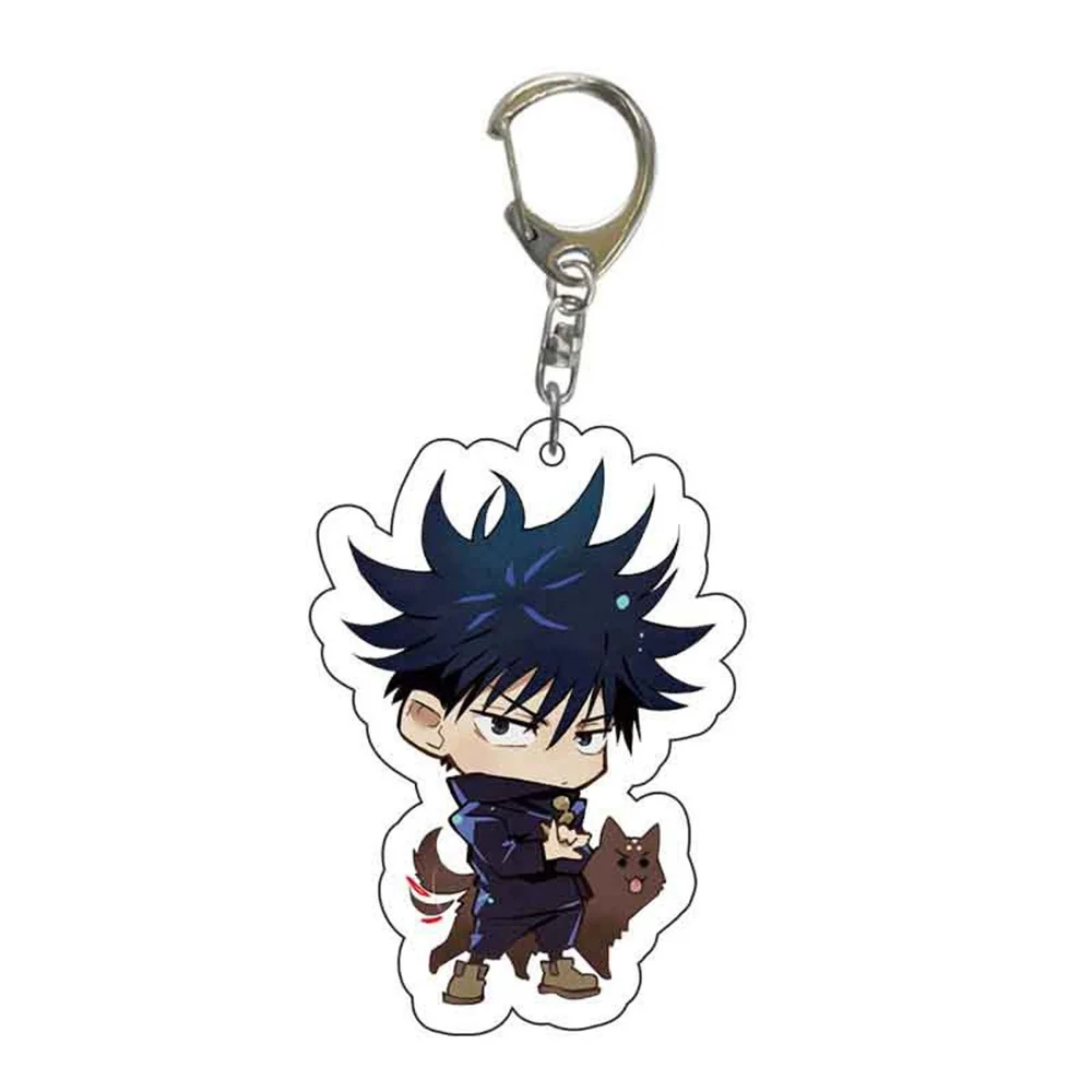 6cm Hot Anime Jujutsu Kaisen‌ Acrylic Keychain Figure Cosplay Plate Holder Topper Birthday Fans Christmas Desk Decor Plate Gift