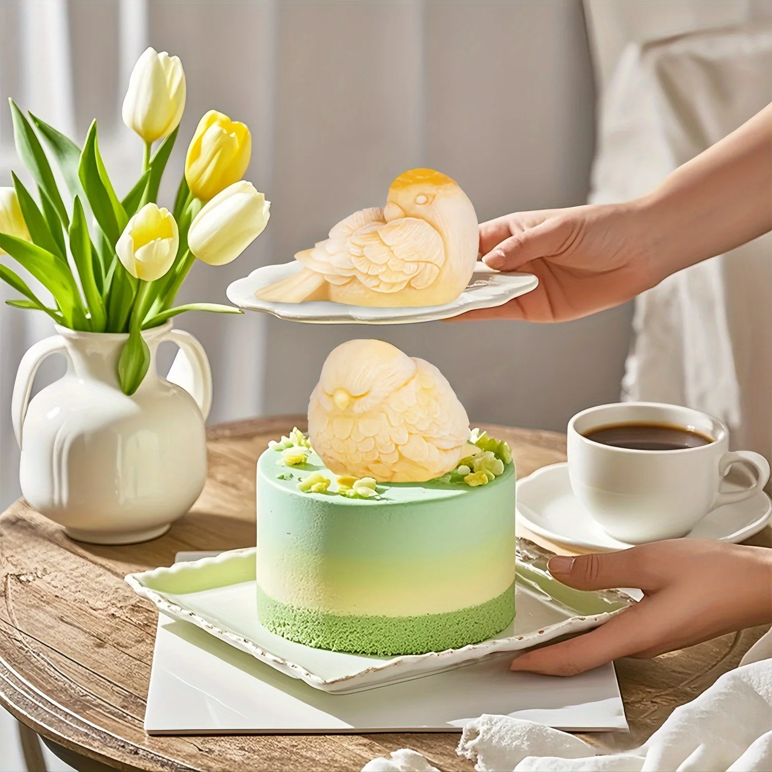 3d Bird Mousse Cake Silicone Mold DIY Baking Dessert Fondant Chocolate Mold Scented Candle Plaster Decoration Baking Accessories