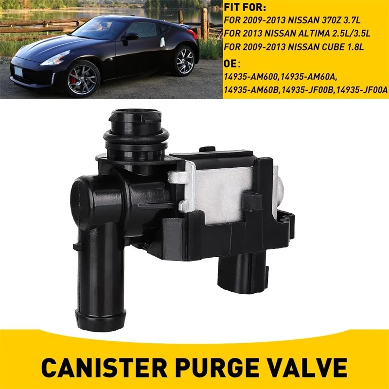 14935-JF00A 2pins Evap Vent Vapor Canister Purge Solenoid For  EX35 FX35 G35 M35 M45  350Z GT-R Pathfinder