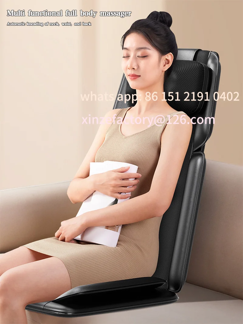 كرسي تدليك احترافي لكامل الجسم قابل للتخصيص، وسادة منزلية أوتوماتيكية للرقبة والكتف والظهر #6