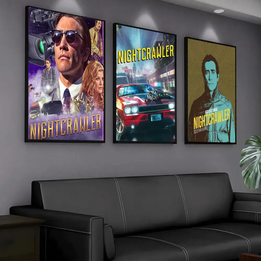 classic movie N-Nightcrawler-R Painting Calligraphy Artwork for Home Bedroom Office Wall Decoration Gift