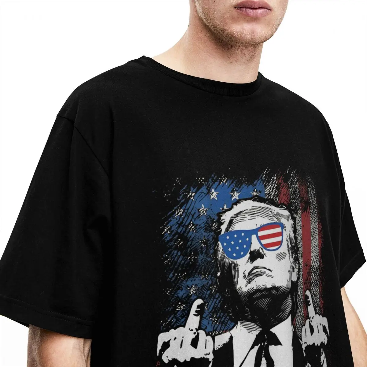 Men Women Shooting At Trump Rally Shirt New Arrival Pure Cotton T Shirts Funny Trump You Missed Top Tee Clothes