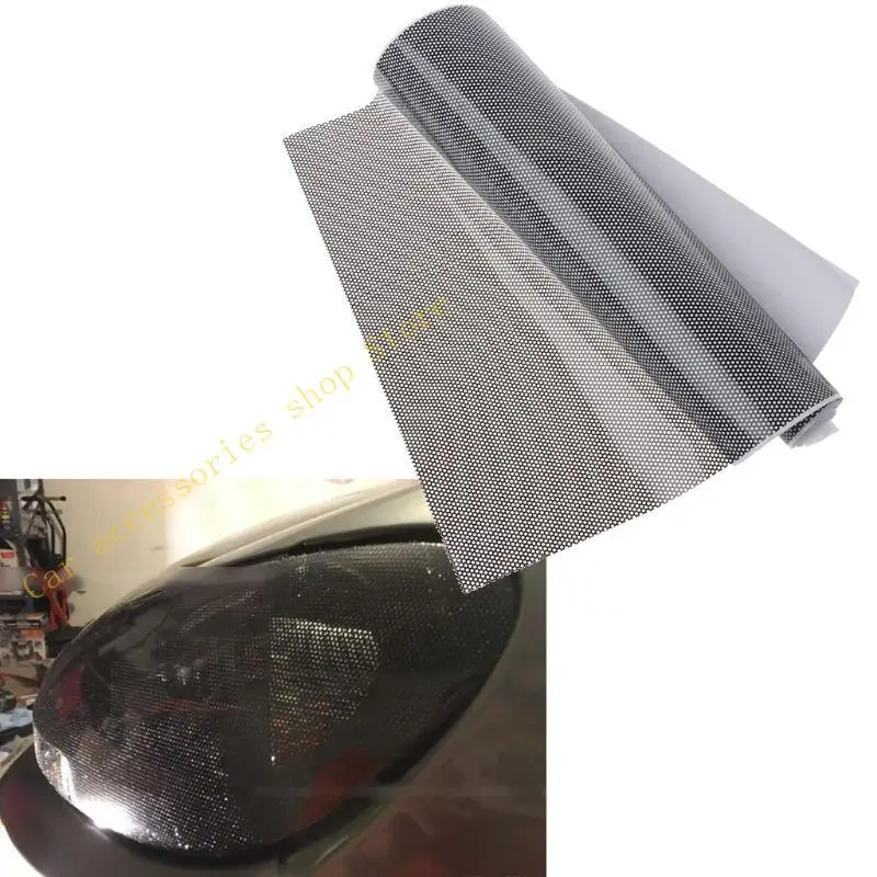 

T21E Headlight Tint for headlights Car Tail light Film Wrap Foil Stickers 50x106cm