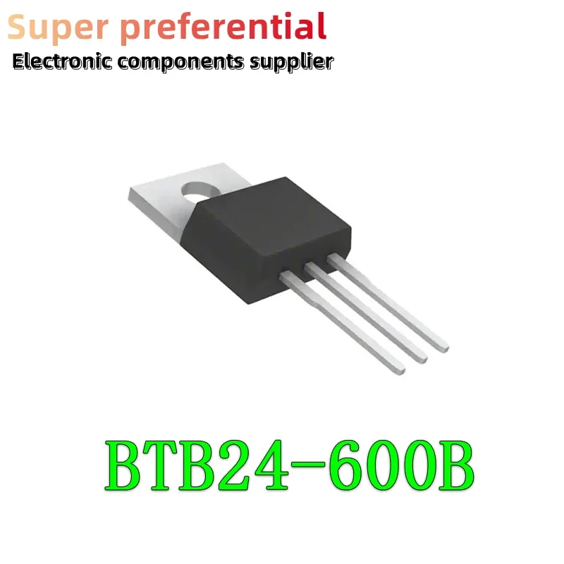 10PCS BTB24-600B BTB24-600 BTB24 TO220 800 v25a new high- two-way control chip