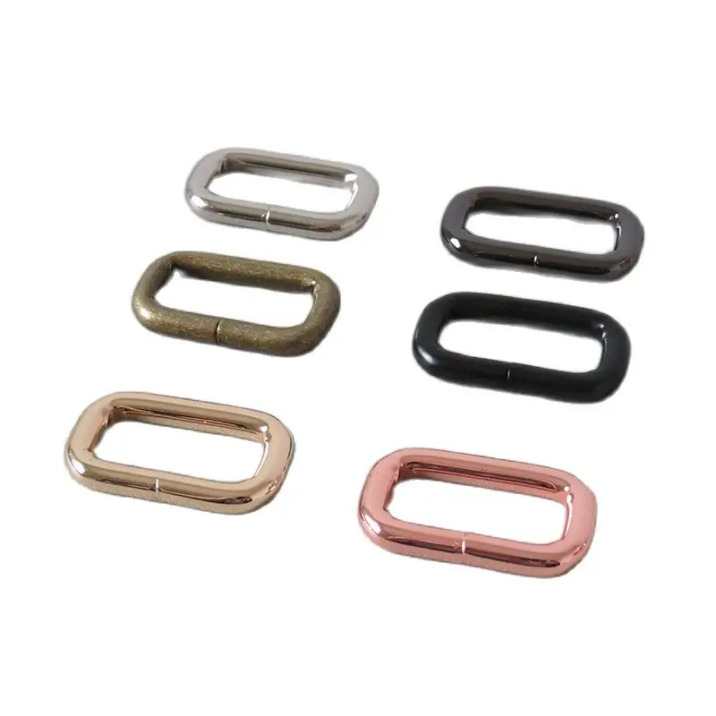 1Pcs Strong 25mm Webbing Metal Rectangular Buckle For Bag Backpack Strap Belt Loop Ring Pet Dog Martingale Collar Sewing Clasp