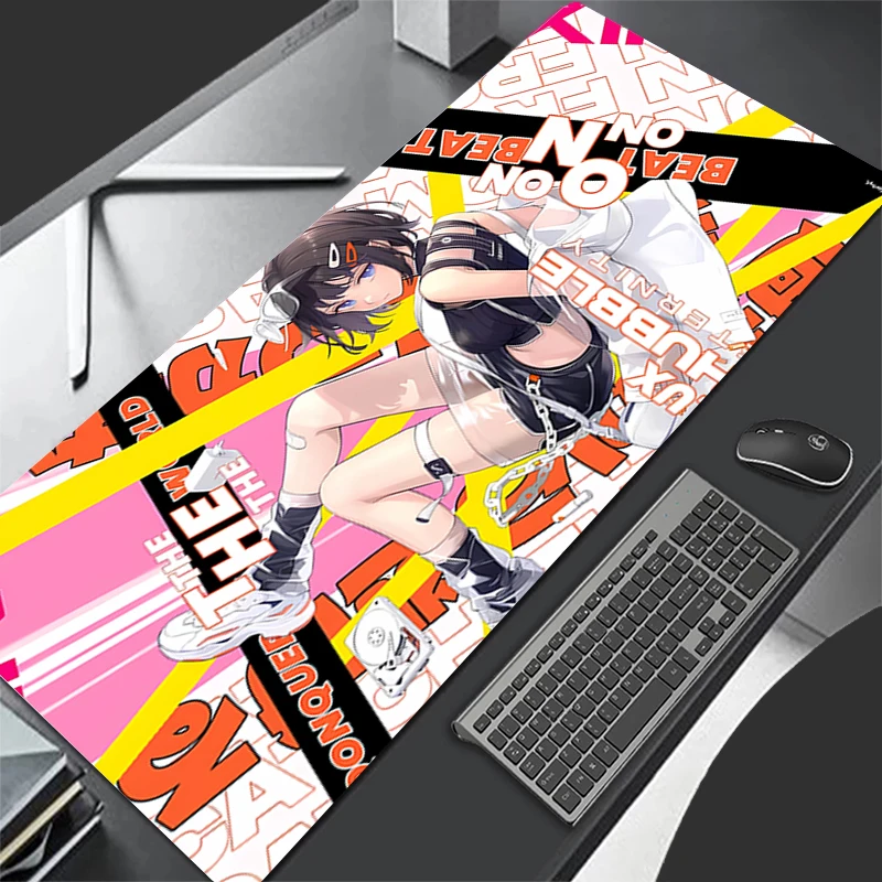 

Mousepad Pattern Game Pad Rubber Cute Mouse Pad PC Accessories Desk Mat Non Slip Office Table Mat Gamer Anime Girl Keyboard Pad