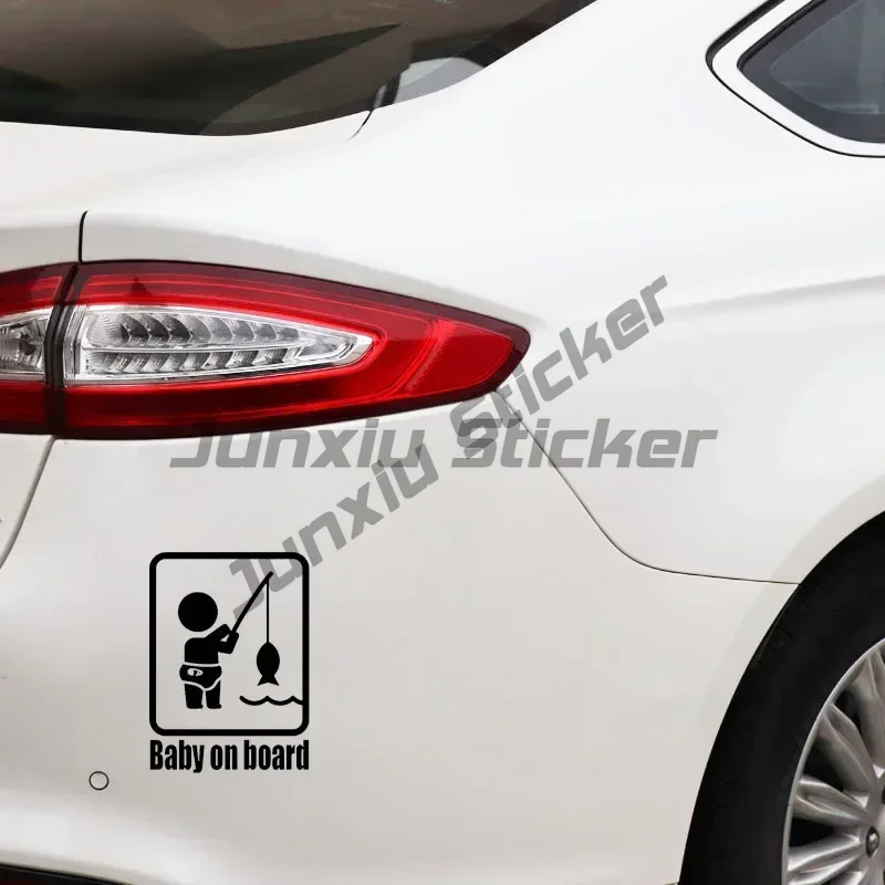 

Fun Personalized Baby Fishing Stickers for Off Road Vehicles