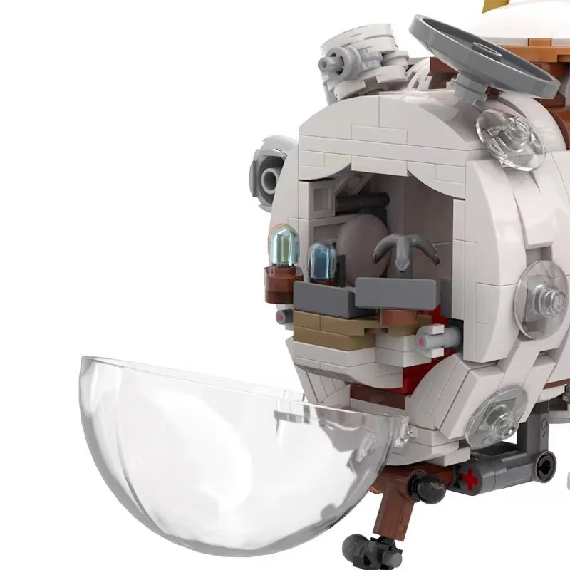 MOC Spacecraft Large Size Outer Hearthian Ship Building Block Collector's Figure Wilds Space Airship Spaceship Toy Home Display