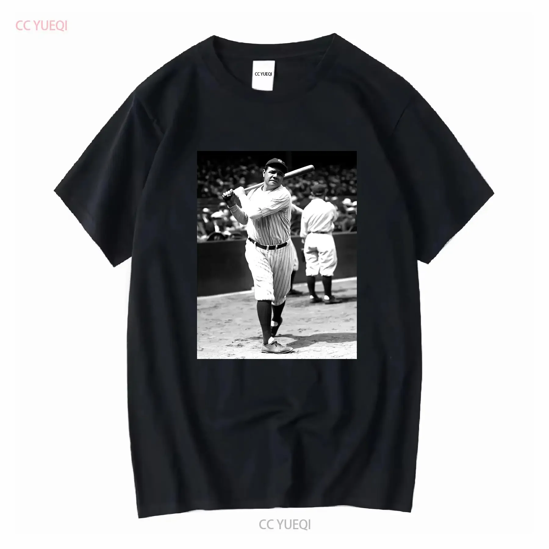Babe Ruth camiseta para Fan S 5Xl vintage lavado gráfico homme streetwear Soft Top para uso diario ropa de diseñador transpirable