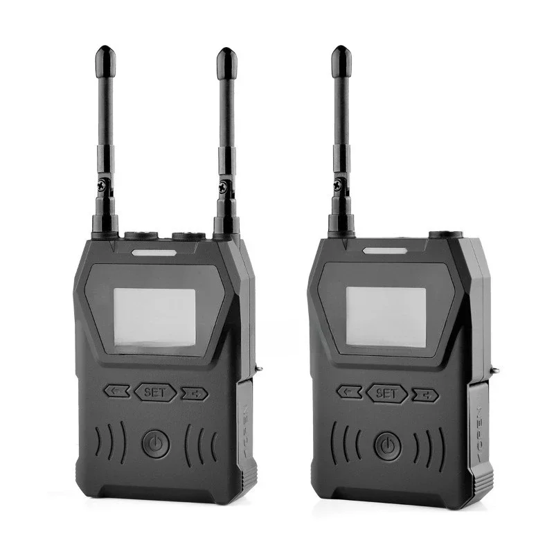 Dual-channel wireless collar microphone, interview video shooting, live recording,  microphone