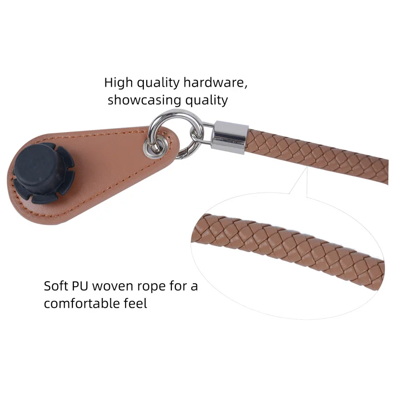 2024 Obag PU Woven braided leather Rope Handles strap belt for O Bag accessoires Tote Bag Women\'s Bag Accessories