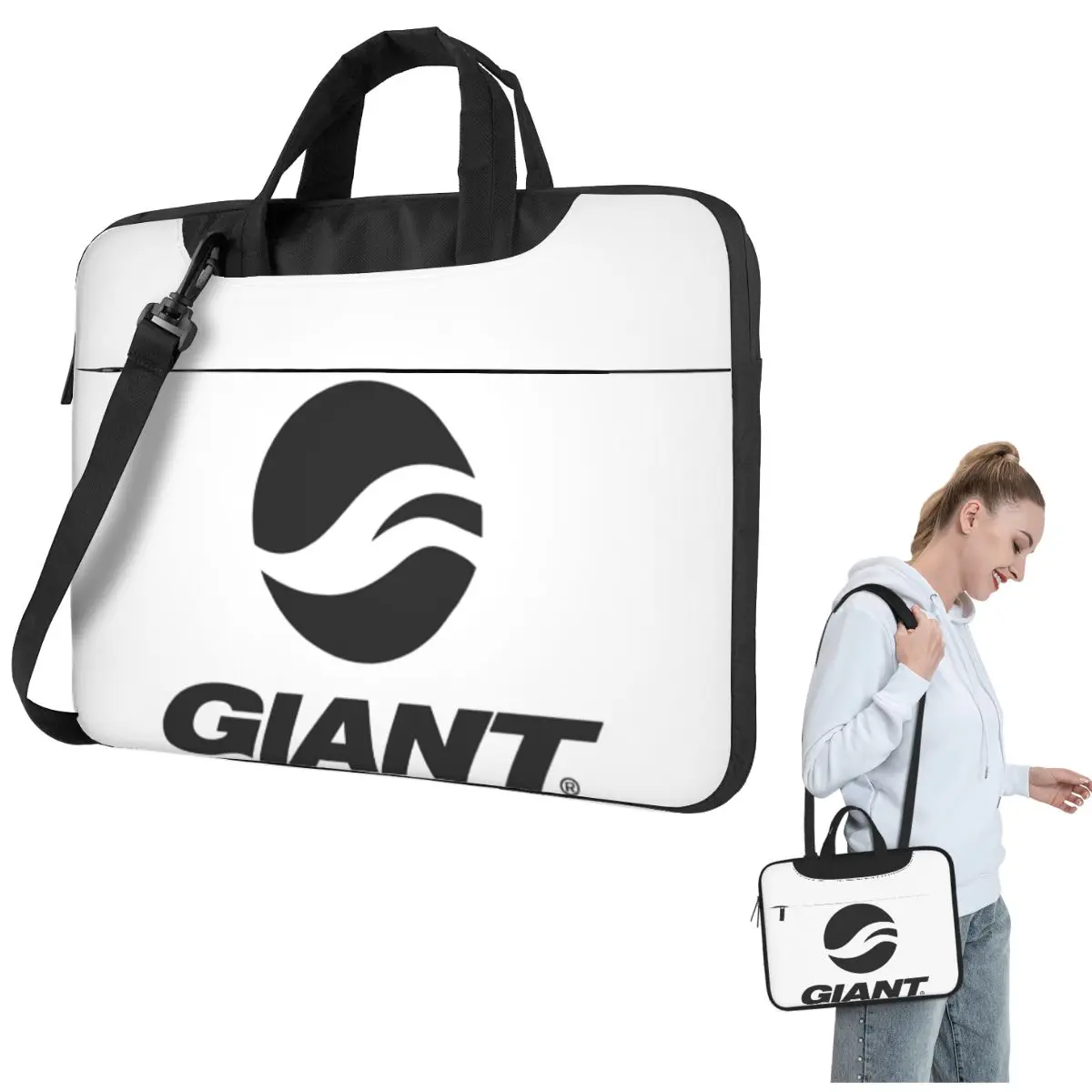 

Гигантская велосипедная сумка через плечо для ноутбука, сумка для компьютера, устойчивая защитная сумка для ноутбука для Macbook Pro