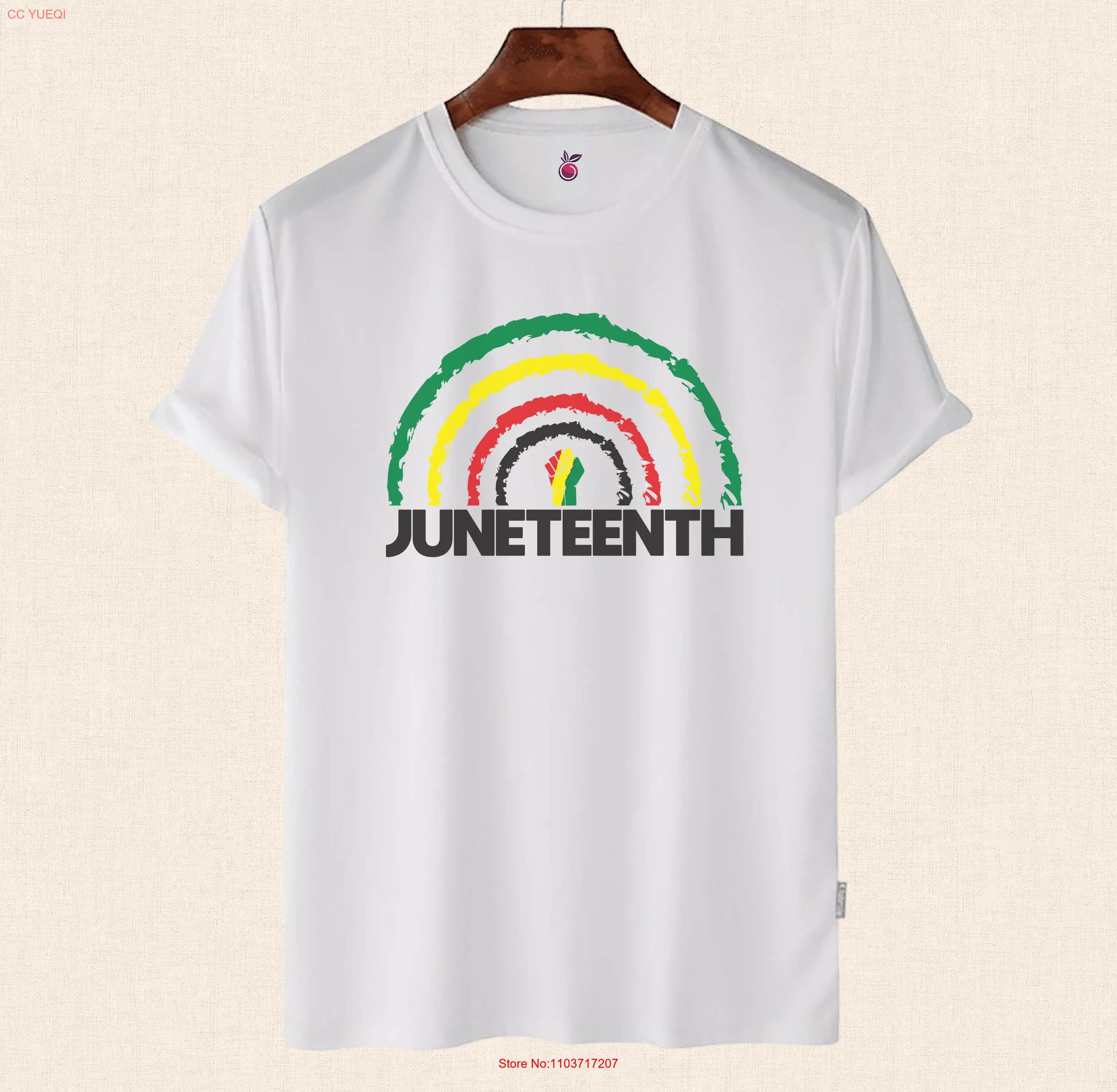 Футболка Juneteenth, черная, месяц истории, жизнь имеет значение, свободные права человека, культура с длинными или короткими рукавами