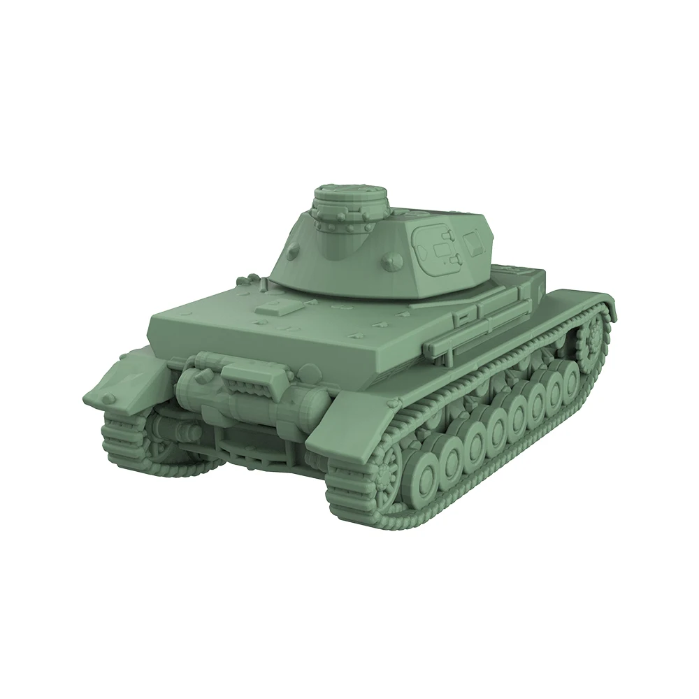 1/220 1/160 1/87 SSMODEL SS942 Spoorweg Militaire Model Kit Duitse Tank IV C Medium Tank