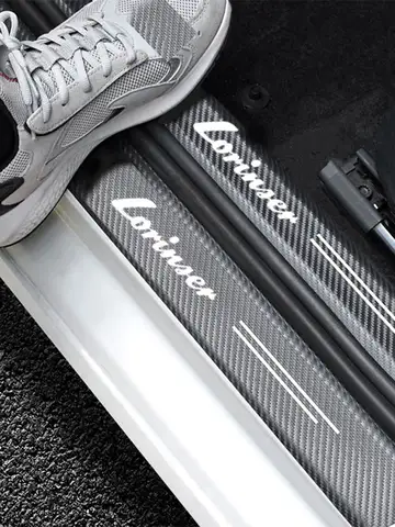 Dörrtröskeldekaler för Lorinser Mercedes Benz LS560MX LX MAYBAC MS500L VS MS500 GS LS500 W203 204 210 211 W205 Biltillbehör 8 best sales Mercedes W204 - №4