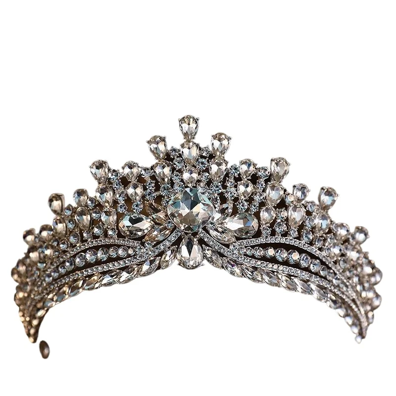 crown-tiara-princess-hair-accessories-birthday-crown-crystal-headband-birthday-pink-hairpin-flower-girl-performance-accessories