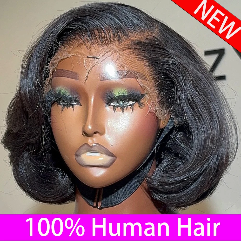 

Bob Wig 13x4 HD Body Wave Glueless Wig Human Hair Brazilian Ready To Wear For Women 13x6 Lace Frontal Wig Pre plucked 10-16 Inch