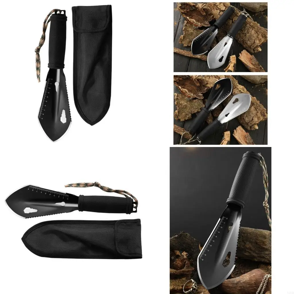 

Lightweight Ergonomic Stainless Steel Garden Trowel Ergonomic Handle For Planting Weeding Camping And Outdoor Activities N2UD