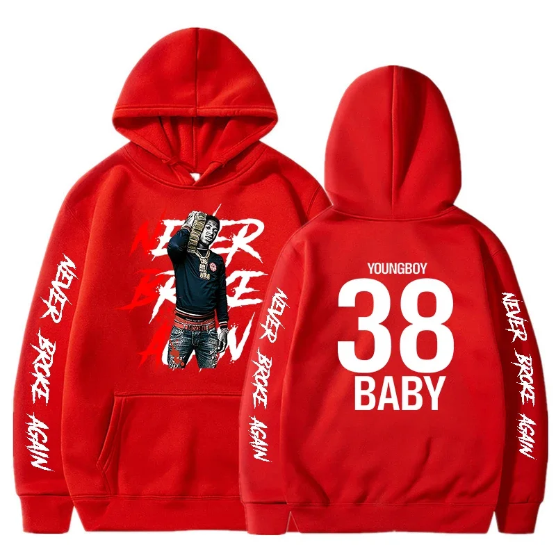 Never Broke Again Hoodies Men Fashion YoungBoy Graphic Printed Sweatshirts Women Cool Casual Harajuku Sportwear T-shirt Pullover