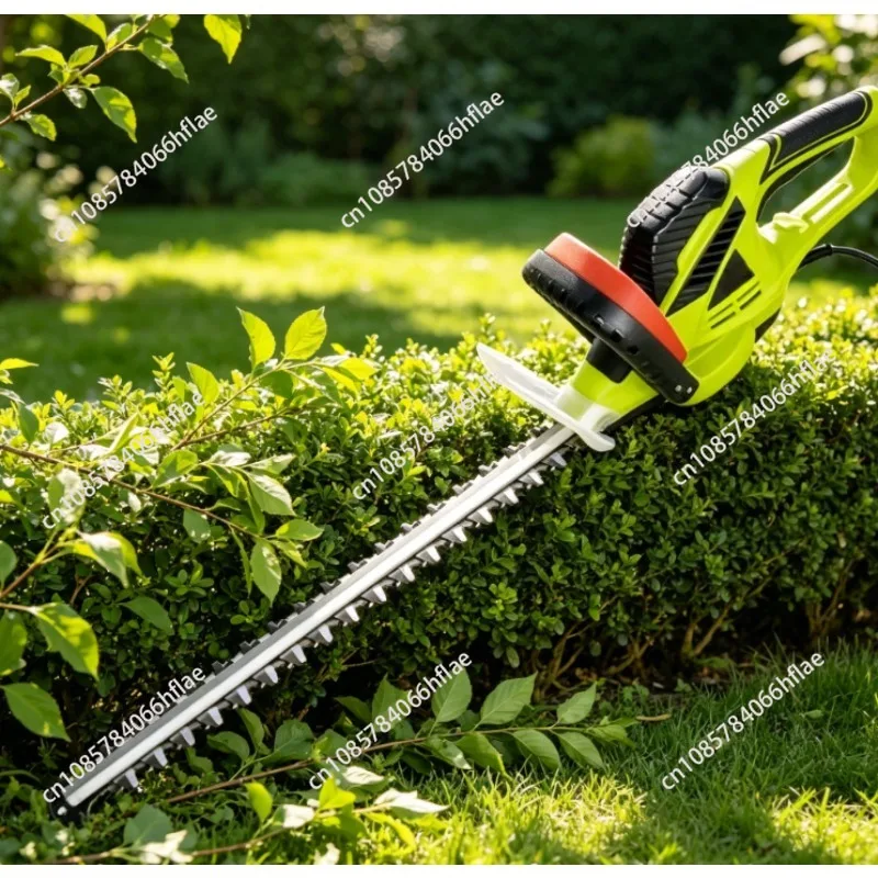 750W Corded Electric Hedge Trimmer 1500RPM Powerful Garden Shrub Grass Cutting Tool