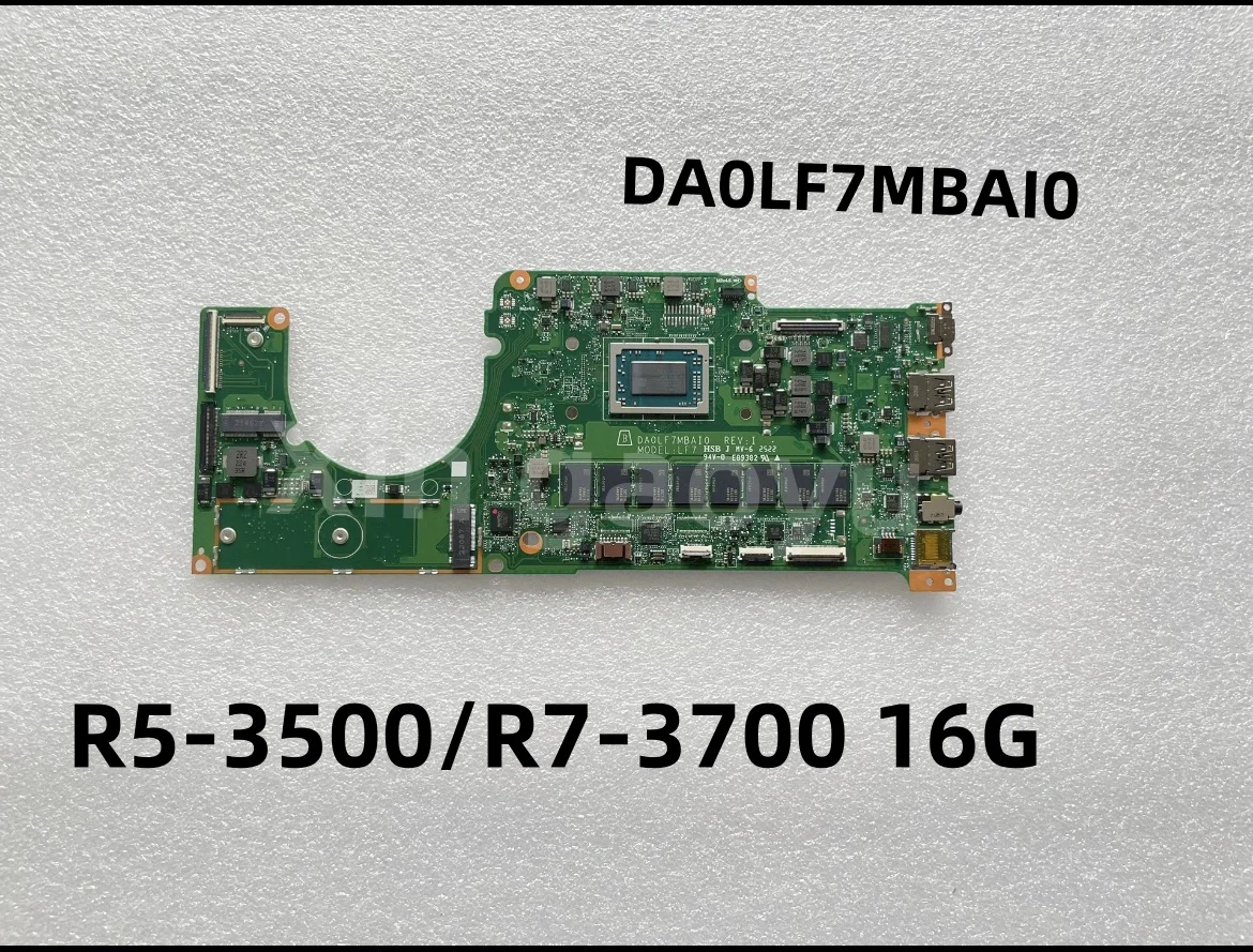 DA0LF7MBAI0 Original For Lenovo ThinkPad C13 Yoga Gen 1 Chromebook Motherboard R5-3500/R7-3700 16G 100% Test Perfect