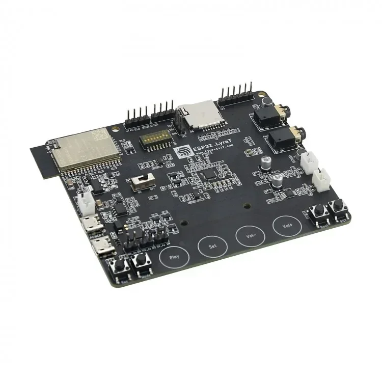 Placa de desarrollo ESP32-LyraT V4.3 con botones físicos táctiles para plataforma en la nube de Audio WiFi