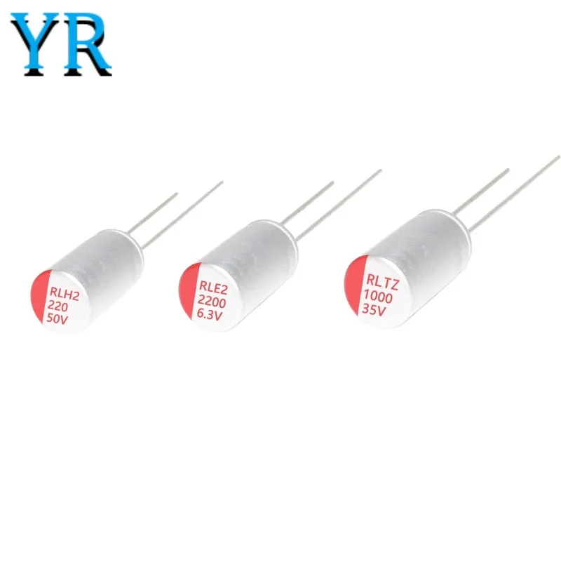 10PCS 6.3V 10V 16V 25V 35V 50V 63V DIP Solid Electrolytic Capacitor 100 220 270 330 470 560UF 680 820 1000 1200 1500 2200 4700UF