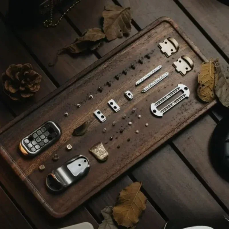 Jouets en métal Dz Top-G, Structure de Machine, curseur de poussée bleu titane, Fidget Spinner en métal, jouet d'anxiété