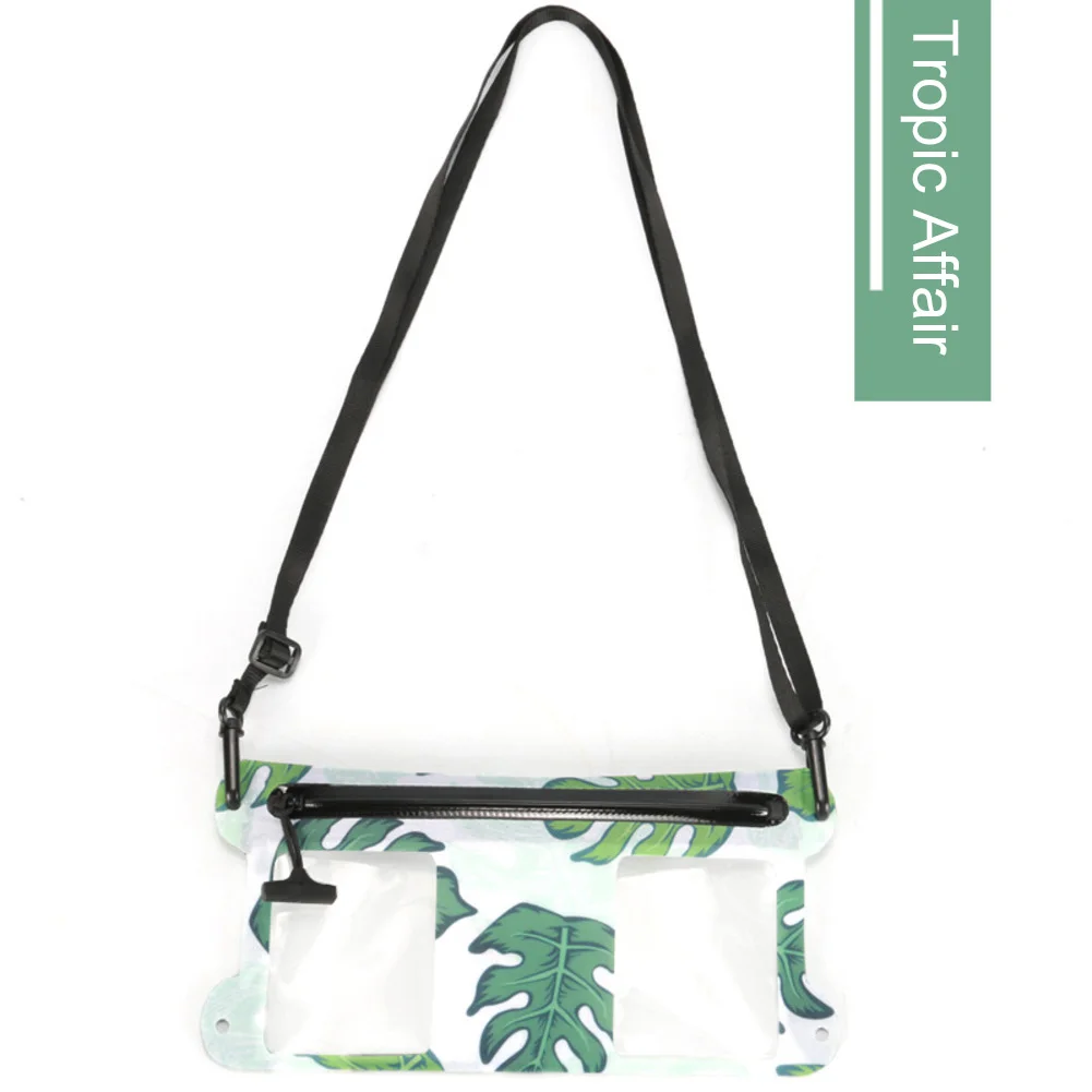 For beach Waterproof Phone Holder with Airtight Zipper High Transparency Film for Clear Underwater Photography