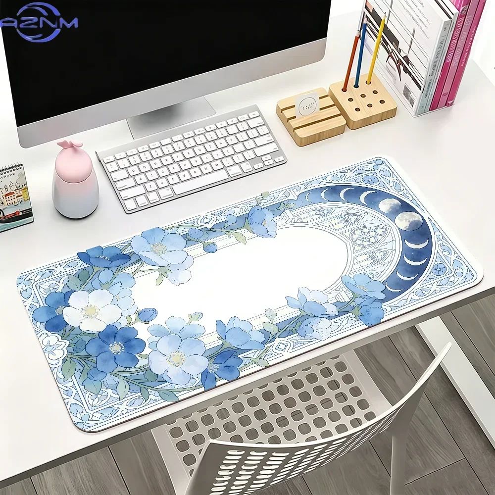 Mucha Frame Mouse Pad For Office Gaming And Keyboards Non-Slip Large Waterproof