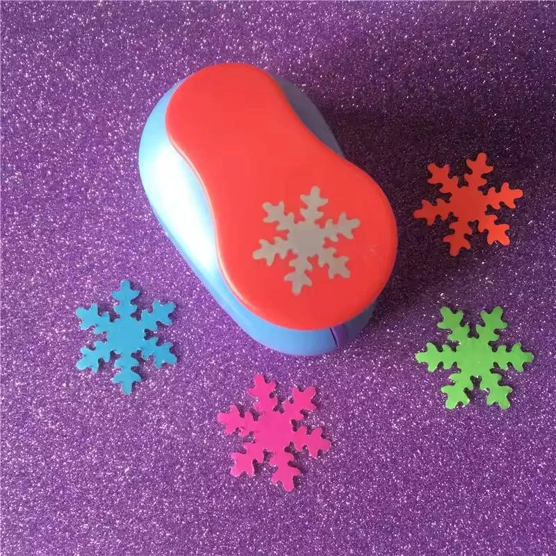 2 قطعة/المجموعة 2.5 سنتيمتر عيد الميلاد ندفة الثلج إيفا رغوة خرامة الورق آلة النقش الثلج مجموعة DIY بها بنفسك خاص عيد الميلاد دليل الإنشاء