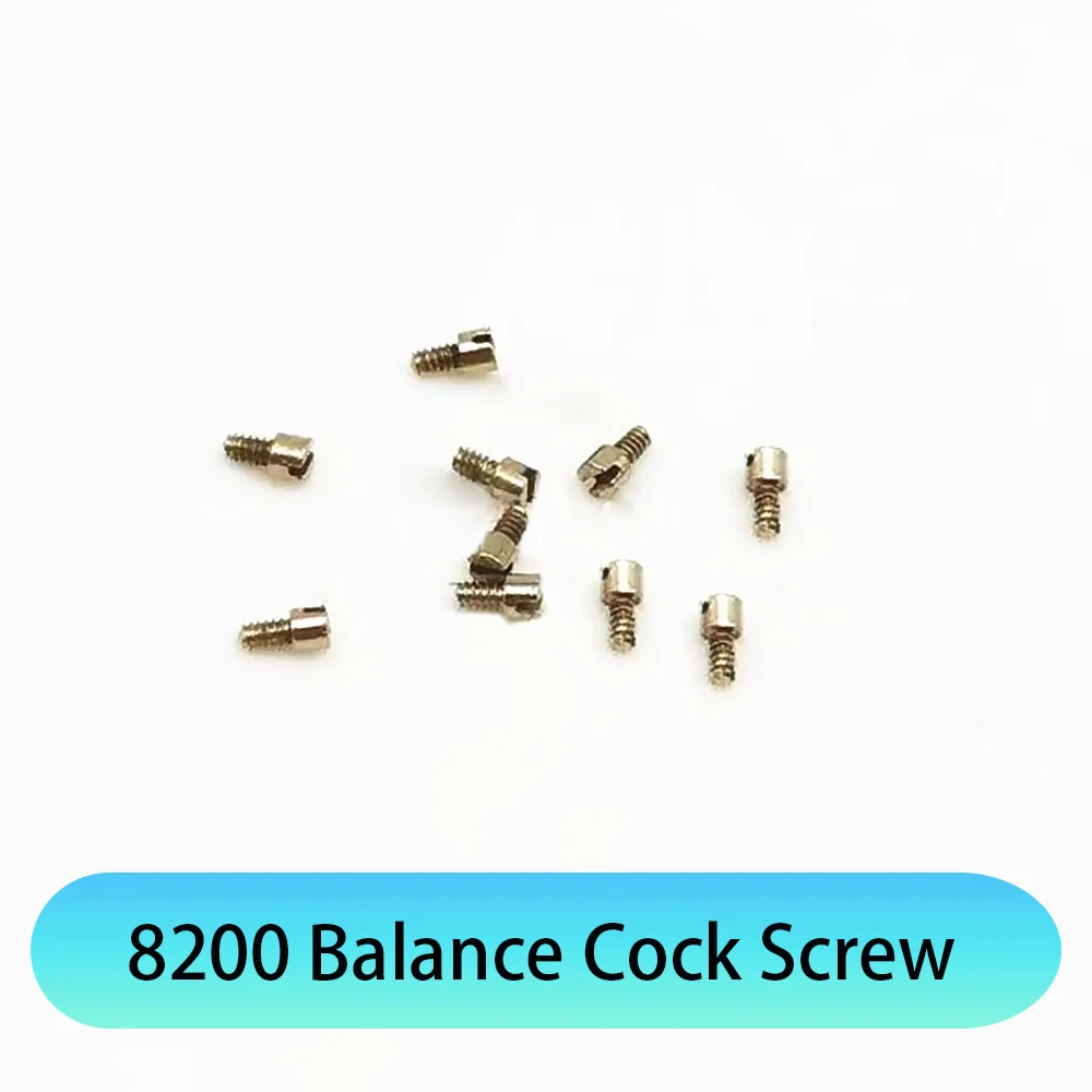 Watch accessories Suitable for 8200 Movement Balance Spring Outer Post Screw Watch Repair Parts Balance Cock Screw