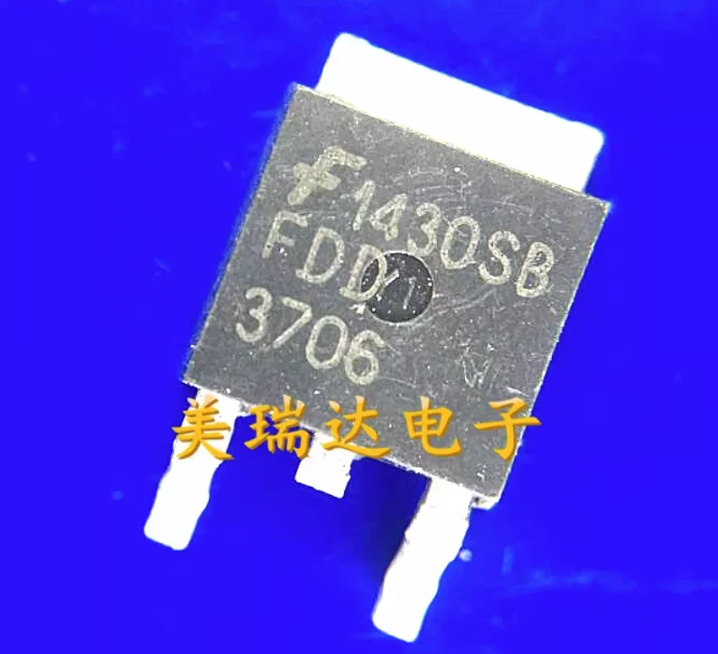 30PCS FDD3706 TO-252 100% New original Chipset IC Electronic Component SMD