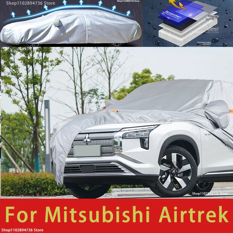 For Mitsubishi Airtrek Outdoor Protection Full Car Cover Snow Covers Sunshade Waterproof Dustproof Exterior Car accessories