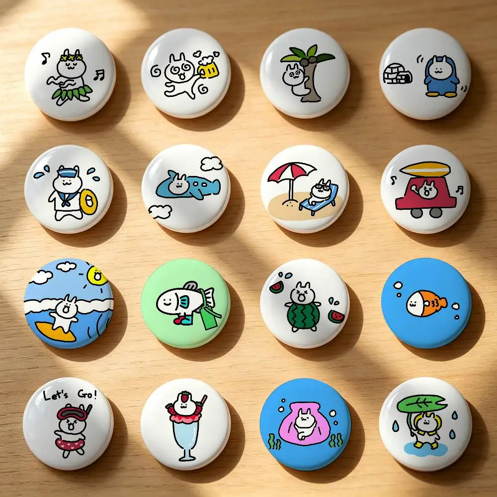 Cute H-honeytokki Badge Pins For Friend, Backpack, Clothing, Collectible Accessories, Jewelry Gift
