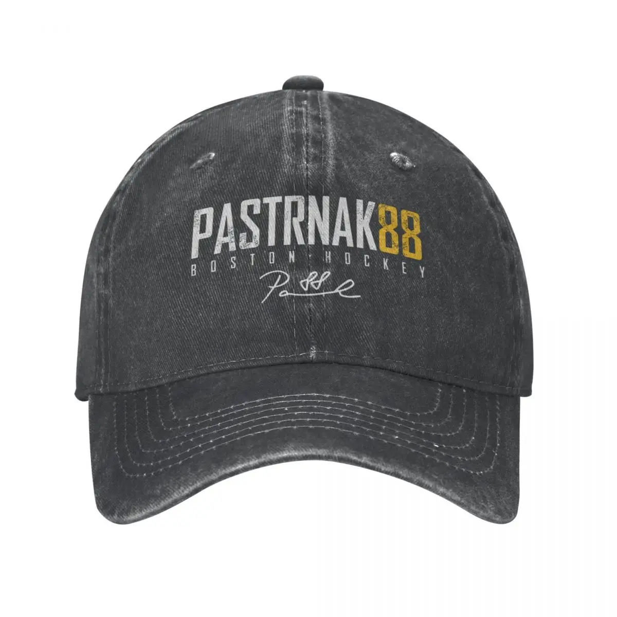 David Pastrnak Elite Signatures Cowboy Hat Snapback Cap Trucker Hat Hat Man For The Sun Military Tactical Cap Men's Hats Women's