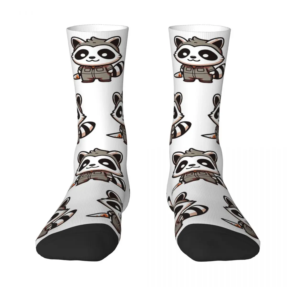 Michael Myers Raccoon Men Women Socks Outdoor Novelty Spring Summer Autumn Winter Stockings Gift