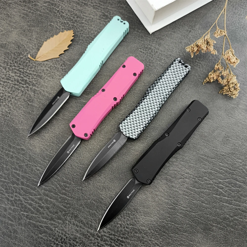 Mini A07 Pocket Knife 440c blade Zinc alloy handle Multi-functional EDC tool Outdoor Camping hiking self-defense portable knife