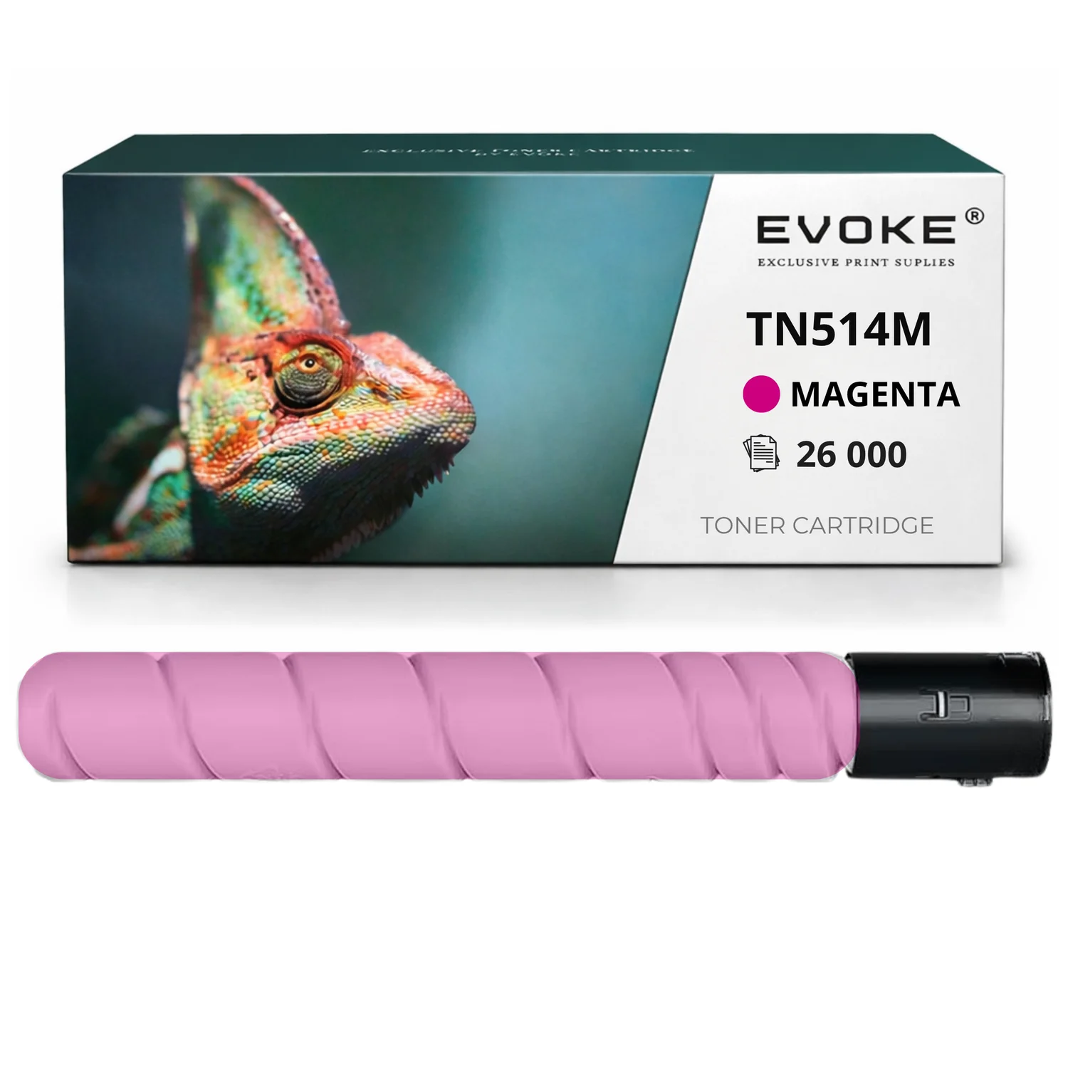 Evoke compatibele toner voor Konica Minolta Tn514M Tn-514 Tn-514M Tn514M Tn-514 Tn514 C558/A9E8330 C558 A9E8330 Magenta 26000 pagina's Bizhub C458 C558 C658