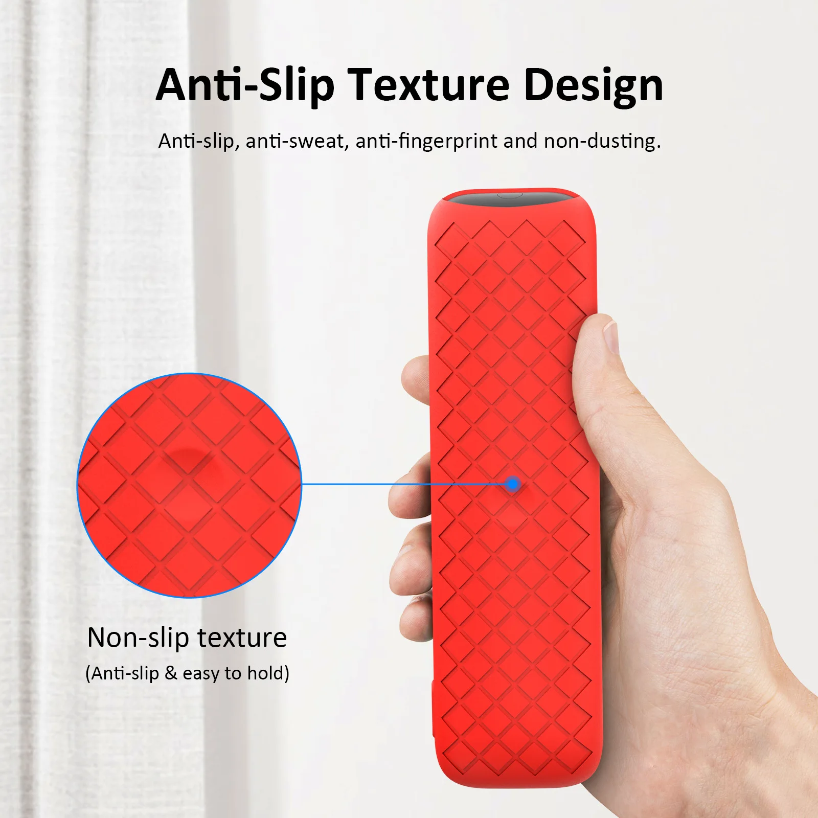 Remote Controls Case for MECOOL KD3 Anti-Drop and Anti-Slip with Precise Cutting Design Suitable for Household Hotel Use