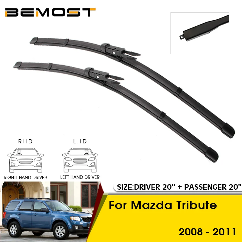 Car Wiper Blades For Mazda Tribute 2008-2011 Windshield Windscreen Front Window Blades 20