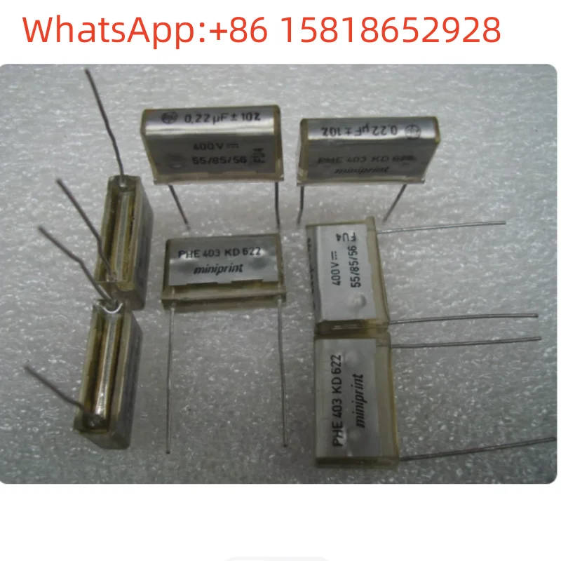 2 peças rifa 400v 0.22uf sueco original rifa transparente vintage tubo amp acoplamento capacitor não polar pernas longas