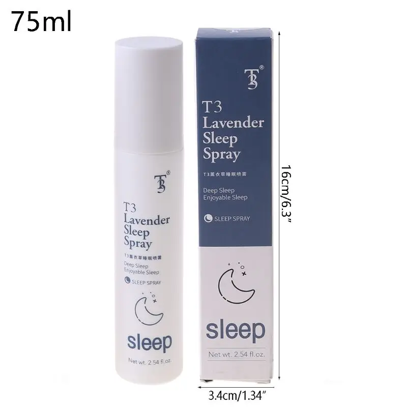75ml Deep Sleep Pillow Natural Lavender Help Sleeping Relief Anxiety Drop Shipping
