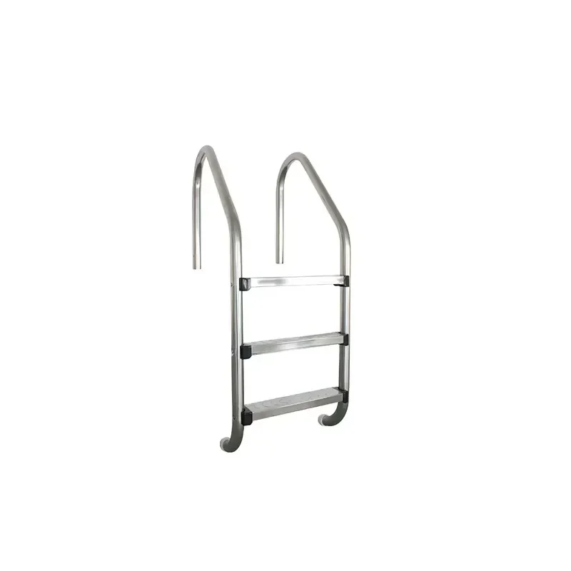 304 Stainless Steel 3 Step Swimming Pool Ladder Heavy Duty Above Ground Pool Access Stairs Easy Installation Anti Slip